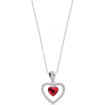 Spark červený se Swarovski Elements Amour NCC28086LSI Light Siam