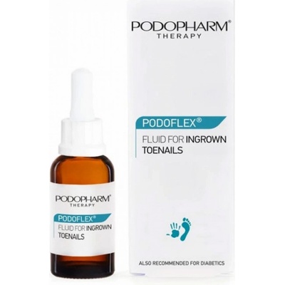 PODOPHARM PODOFLEX fluid Ošetrujúci roztok na zarastené nechty a stvrdnutú kožu 10 ml