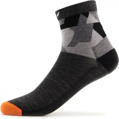 Salewa Мъжки туристически чорапи Salewa Pedroc Camu All Mountain QRT Sock Walking socks - Black Out - размер 39-41 (EU) (201-4833-0111)