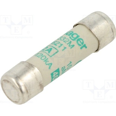 HAGER LF332M Pojistka: tavná; 10x38mm; kulatý,průmyslová; 32A; 400VAC; aM