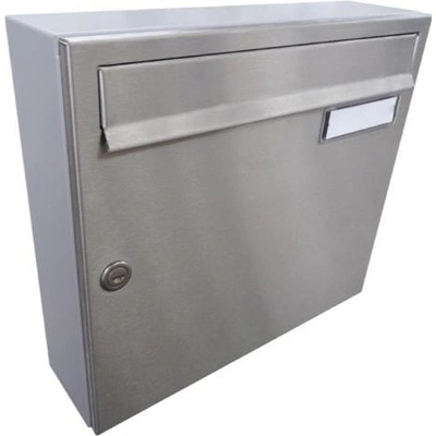 DOLS A-01A - nerezová poštová schránka na zamurovanie, s menovkou