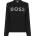 HUGO BOSS Блуза Boss Women's Crew Sweatshirt Sparkling Diamante - Black 001
