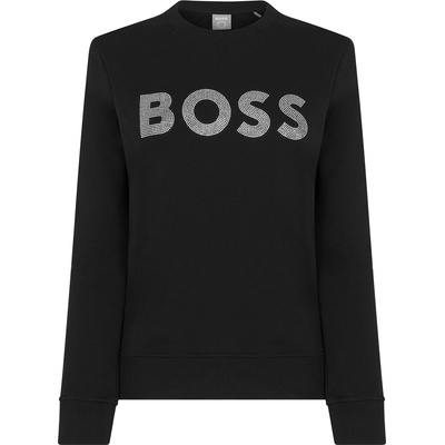 HUGO BOSS Блуза Boss Women's Crew Sweatshirt Sparkling Diamante - Black 001