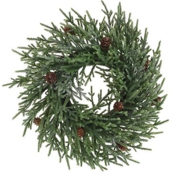 Koopman Vianočný veniec Camelle zelená 43 cm