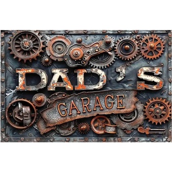 Ceduľa Dads Garage