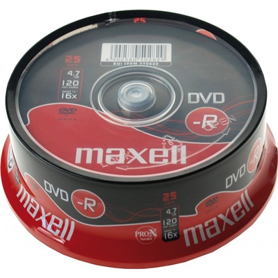 Maxell DVD-R 4,7GB 16x, 25ks