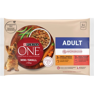 ONE Mini beef & chicken 4x85 g