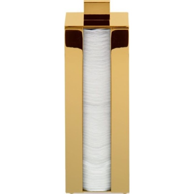 Decor Walther Dóza na vatové tampony Corner zlatá