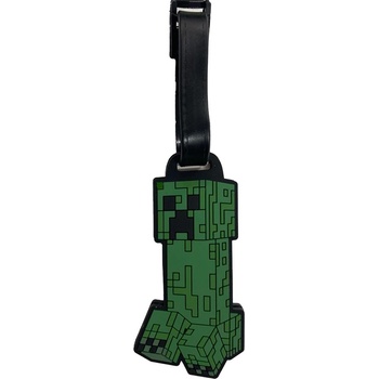 Image 1 of Minecraft Етикет за багаж Minecraft Creeper (600127483)