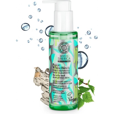 Natura Siberica Polární bílá bříza Čistící gel 145 ml