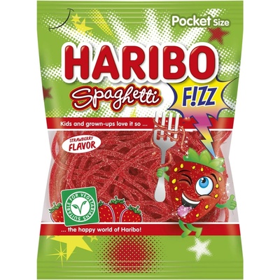 Haribo Spaghetti Fizz Jahoda 75 g
