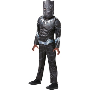 Rubies Детски делукс костюм - Black Panther Размер - деца: S: 104 см