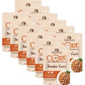 Wellness Core Tender Cuts пиле и пуйка 12 x 85 г