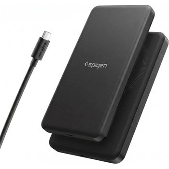 Spigen EA2205MQ ESSENTIAL аварийно зарядно устройство с гнездо Type-C 5000mAh, Qi2 + кабел Type-C, ЧЕРНО ABA11104 (ABA11104)