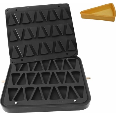G.Gastro Forma pro tartletkovač TMPIC - Tvar: 27x Kousek koláče - 67x38 mm - D9783827