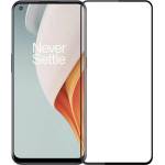  Извит 3D удароустойчив стъклен протектор покриващ целия екран за OnePlus Nord N100 - с черна рамка