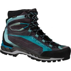 La Sportiva Дамски алпийски обувки La Sportiva Women's Trango Tech GTX Mountaineering boots - Carbon / Lagoon - размер 39 (EU) (120-0081-0317)
