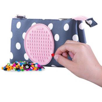 PIXIE CREW голям калъф син с бели точки