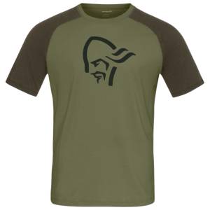 Norrona femund pureUll T-shirt Размер: M / Цвят: маслинен