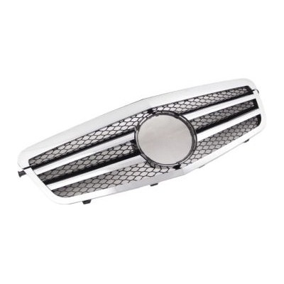 Решетка Mercedes W212 E-Class (2009-2014) - AMG черна с хром лайсни