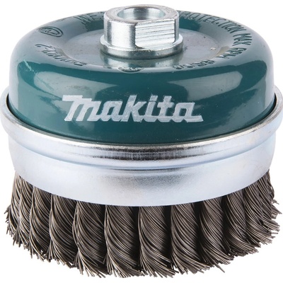 Makita D-29290 miskovitý kartáč z ocelového drátu,vlnitý drát 0,5mm,100mm
