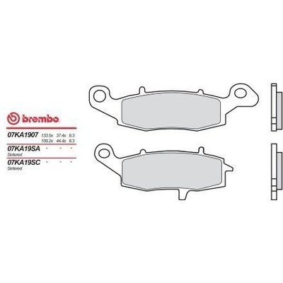 BREMBO brzdové dosky moto 07KA19SA