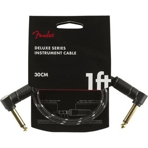 Fender Deluxe Series 099-0820-095 30 cm Ъглов - Ъглов Пач кабел (0990820095)