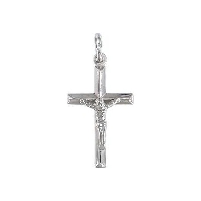 Infinitysilver Stříbrný přívěsek kříž s Kristem 1,8x3,1cm SP222655
