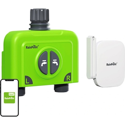 RainPoint WiFi 2-zónová řídicí jednotka zavlažování s bránou – Zboží Dáma