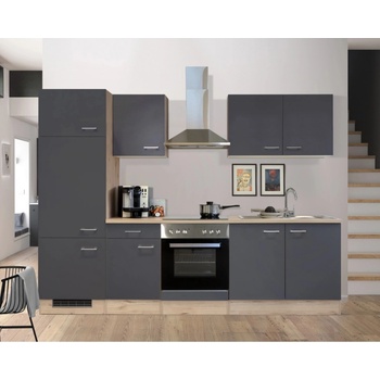 Flex Well Kuchyňa Morena 270 cm/typ 1 chladnička/rúra/varná doska/digestor
