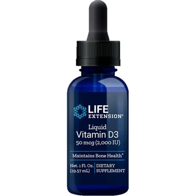Life Extension Liquid Vitamin D3 2000IU 29,57ml