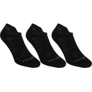 Artengo Nízké tenisové ponožky RS160 3 páry černé