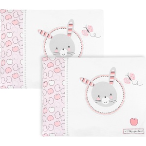 KikkaBoo Бебешки калъфки KikkaBoo - Pink Bunny, 35 х 45 сm, 2 броя (41101020101)