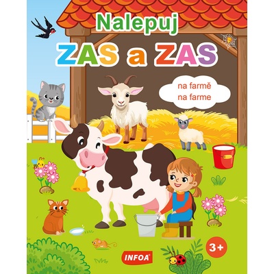 Nalepuj zas a zas na farme snímatelné samolepky
