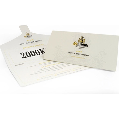 Poukaz - ubytování a služby Hotelu & Zámku Svijany v hodnotě 2 000 Kč