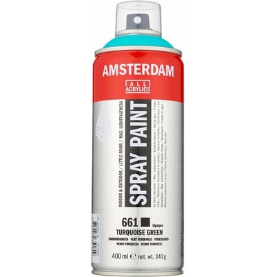 Amsterdam akrylový sprej 400 ml 661 Turquoise Green