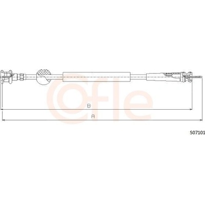 Hriadeľ tachometra COFLE S07101
