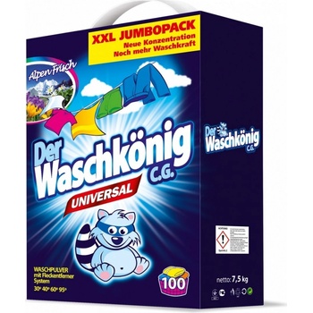 Waschkönig Universal prací prášok 7,5 kg 92 PD