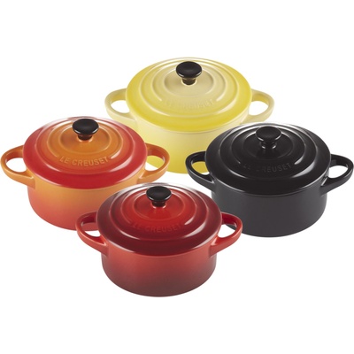 Le Creuset Съдове за печене и сервиране Mini Cocotte 250 мл цветни 4 бр (79212105129100)