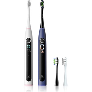 Oclean X Lite Duo Set четка за зъби + резервни глави Blue+Grey