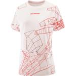 Salomon Дамска тениска Salomon Women's S/Lab Speed Tee Running shirt - Lilac Ash / Fiery Red (916-5910-0112)