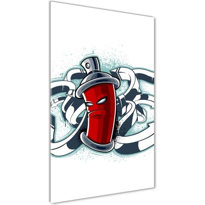 Vertikálny foto obraz sklenený Graffiti 50x100 cm
