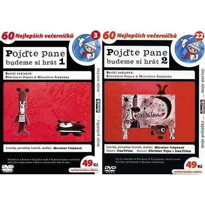 Pojďte pane, budeme si hrát 1+2 - kolekce 2x DVD