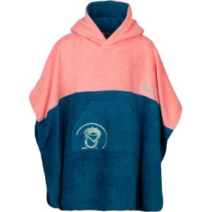 Trollkids Детско пончо за сърф Trollkids Kid's Kvalvika Surf Poncho - Peony Rose / Harbor Blue - размер 98 (EU) (750-2499-0211)