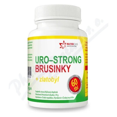 Nutricius Uro-strong brusinky + zlatobýl 60 tablet
