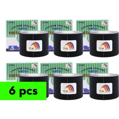 TEMTEX tape Classic černá 5 cm x 5 m 6 ks