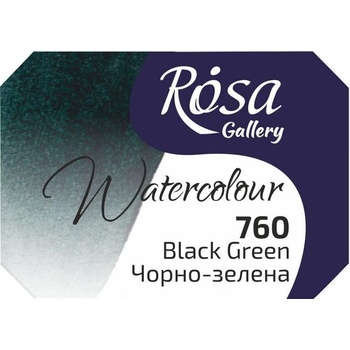 Rosa 343760 Акварелна боя 760 Black Green 2, 5 ml 1 бр (343760)