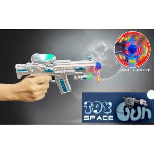 Hebei Wanxin Children Toys Ltd Космически пистолет с перка, звукови и светлинни ефекти 777