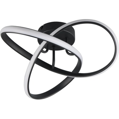 Reality Черна LED светлина за таван Meo - Reality (R62101132)