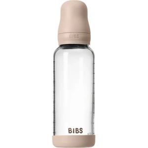 Bibs Стъклена бебешка бутилка Bibs - С каучуков биберон, 240 ml, Blush (5020244) - ozone